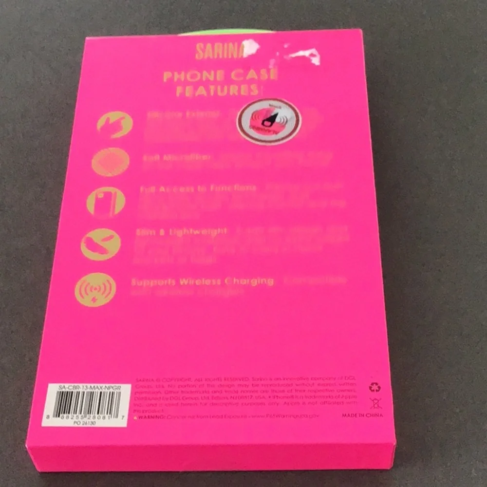 iPhone Cover NWT for 13 ProMax/12 ProMax soft exterior & Microfiber inner lining